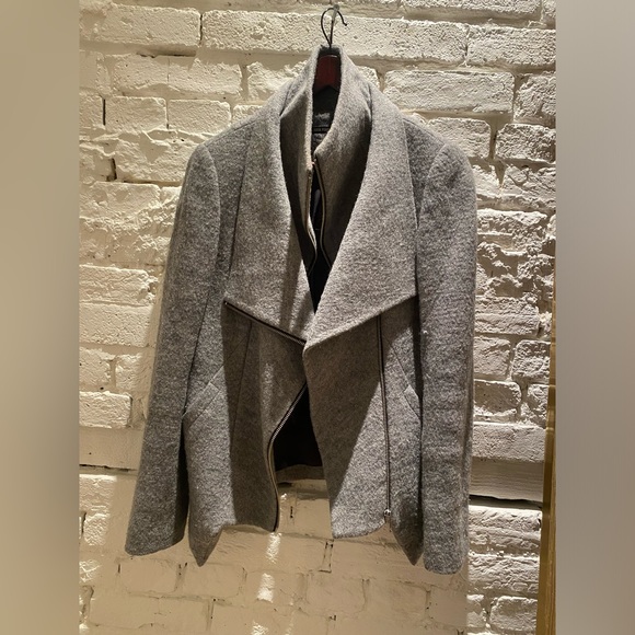 100% wool structured jacket 🩶 size small - Picture 2 of 11